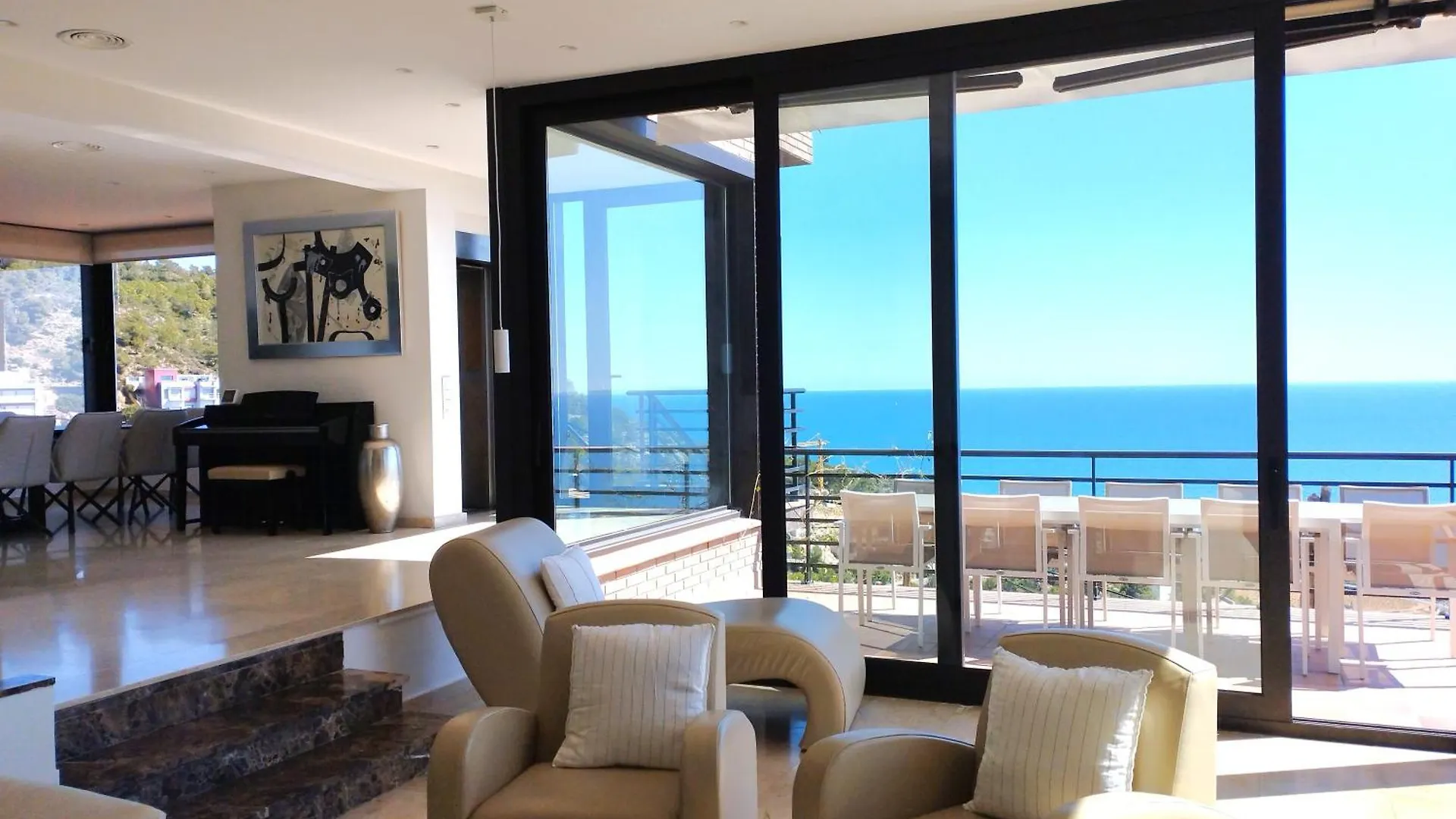 Sitges Spaces Sea View Villa- 6 Bedrooms, 5 Bathrooms, 2 Private Pools, Near Center